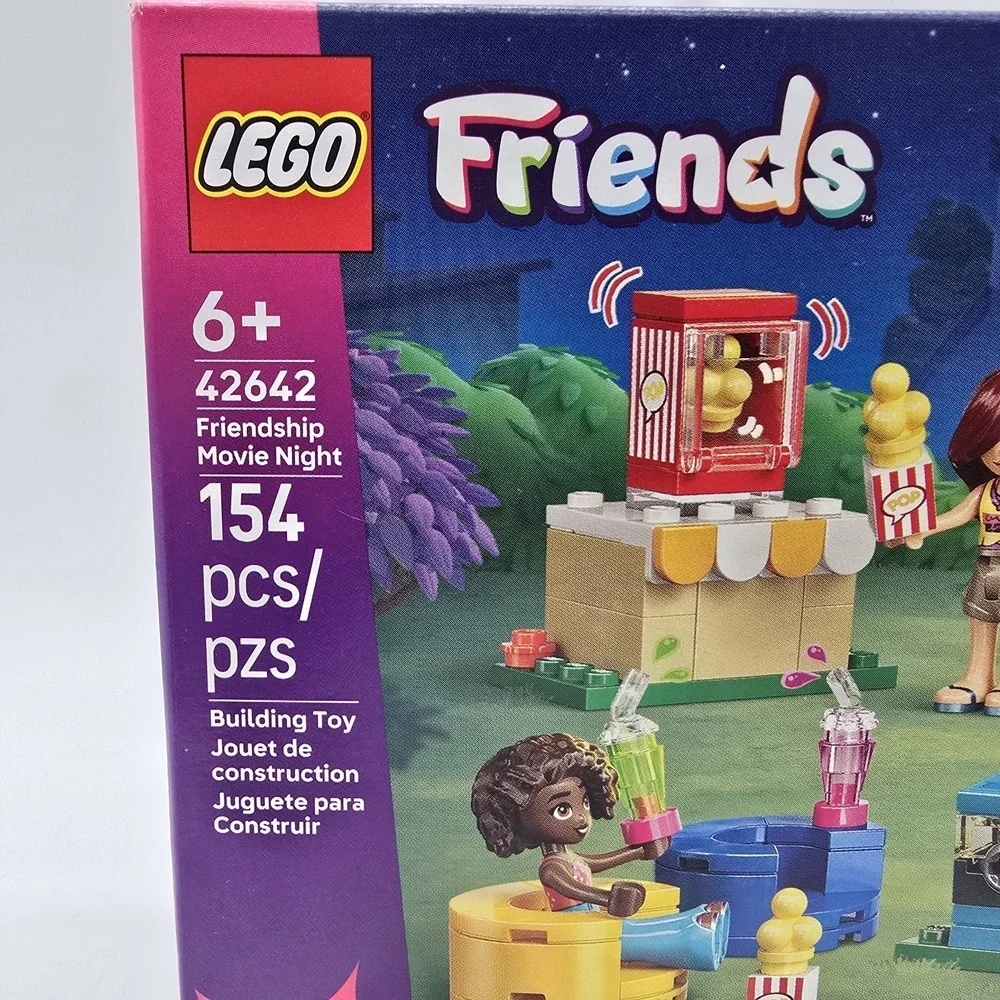 LEGO Friends 42642 Friendship Movie Night Pretend Play Building‎ Set